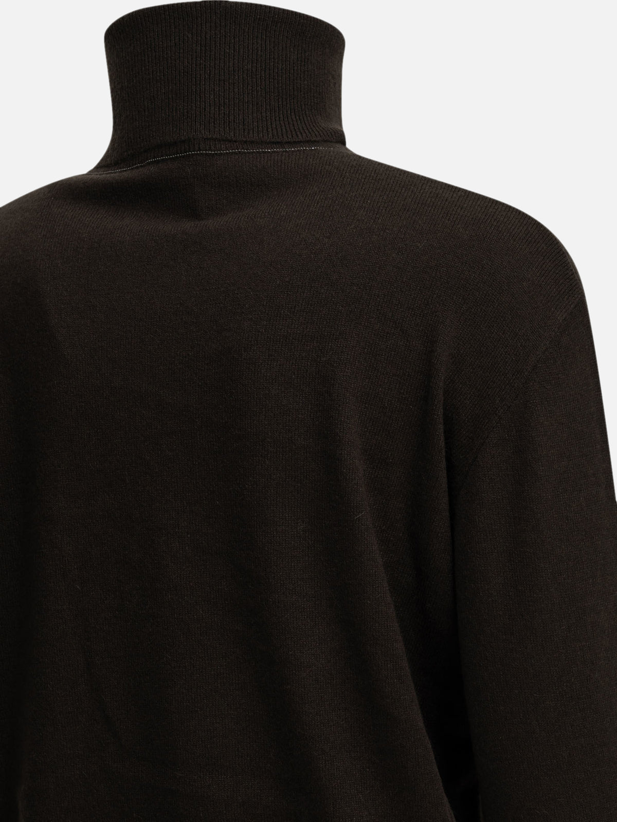 Brunello Cucinelli Cashmere turtleneck sweater Brown