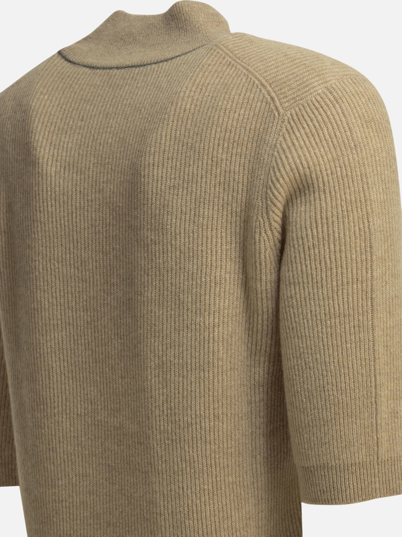 Turtleneck sweaters Solid colour Beige - Brunello Cucinelli Women | PDP | VIETTI Online Store | Zoom-Modal_6