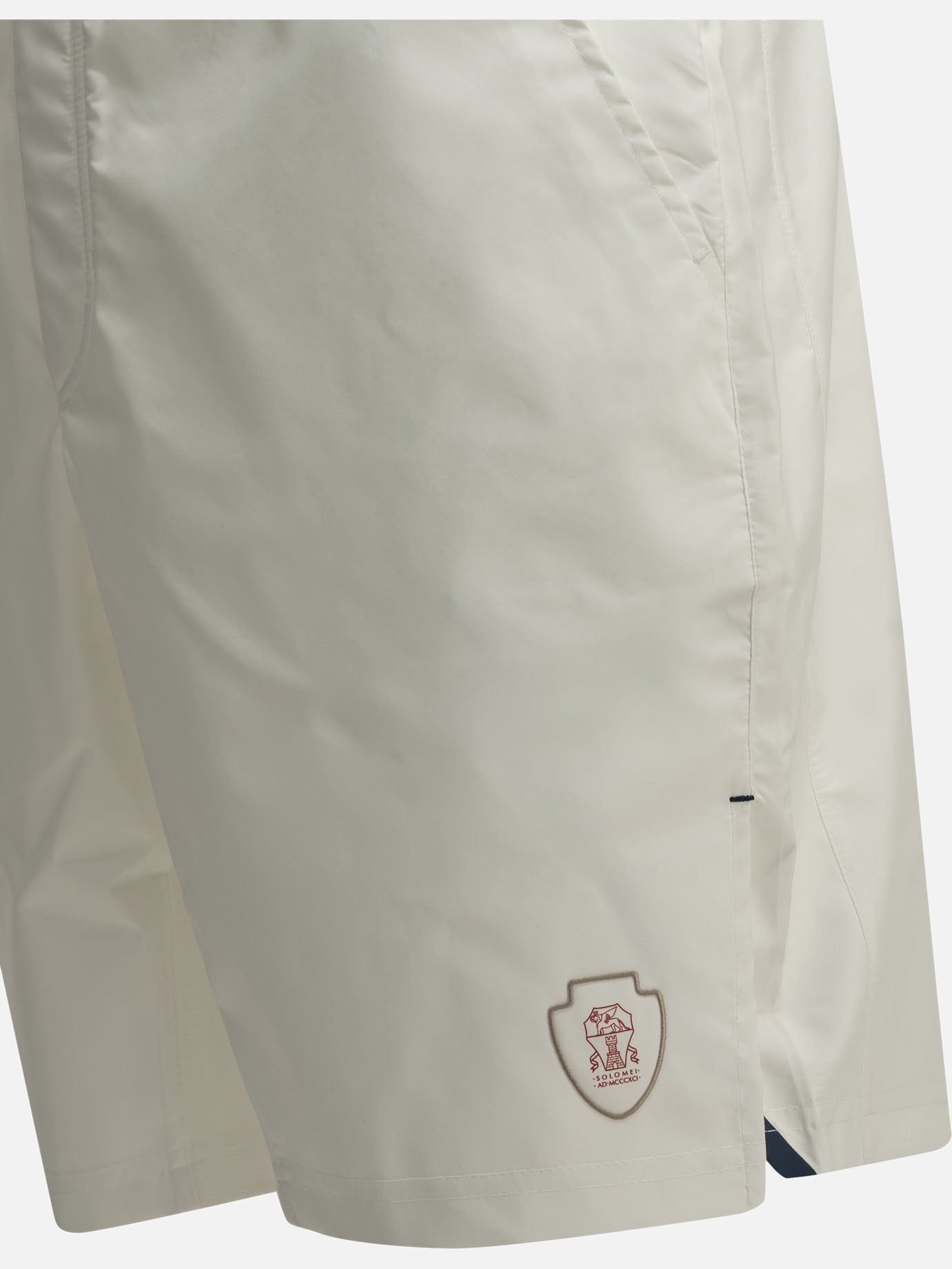 Sweat shorts Logo White - Brunello Cucinelli Men | PDP | VIETTI Online Store | Zoom-Modal_6