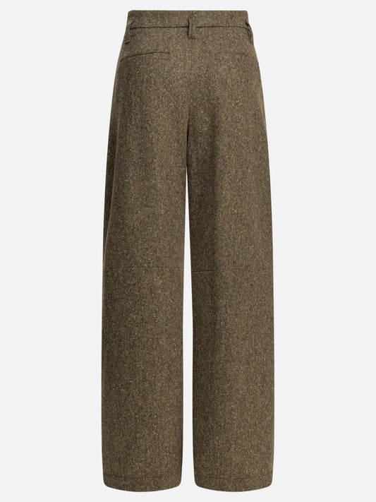 Pantaloni sartoriali Solid colour Marrone - Brunello Cucinelli Donna | PLP | VIETTI Online Store | 2