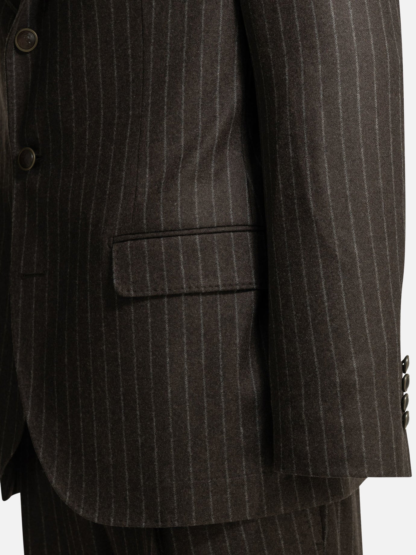 Formal suits Pinstriped Brown - Brunello Cucinelli Men | PDP | VIETTI Online Store | Zoom-Modal_6