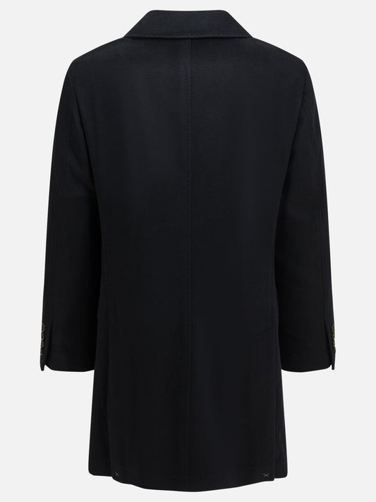 Short coats Solid colour Blue - Brunello Cucinelli Men | PLP | VIETTI Online Store | 2