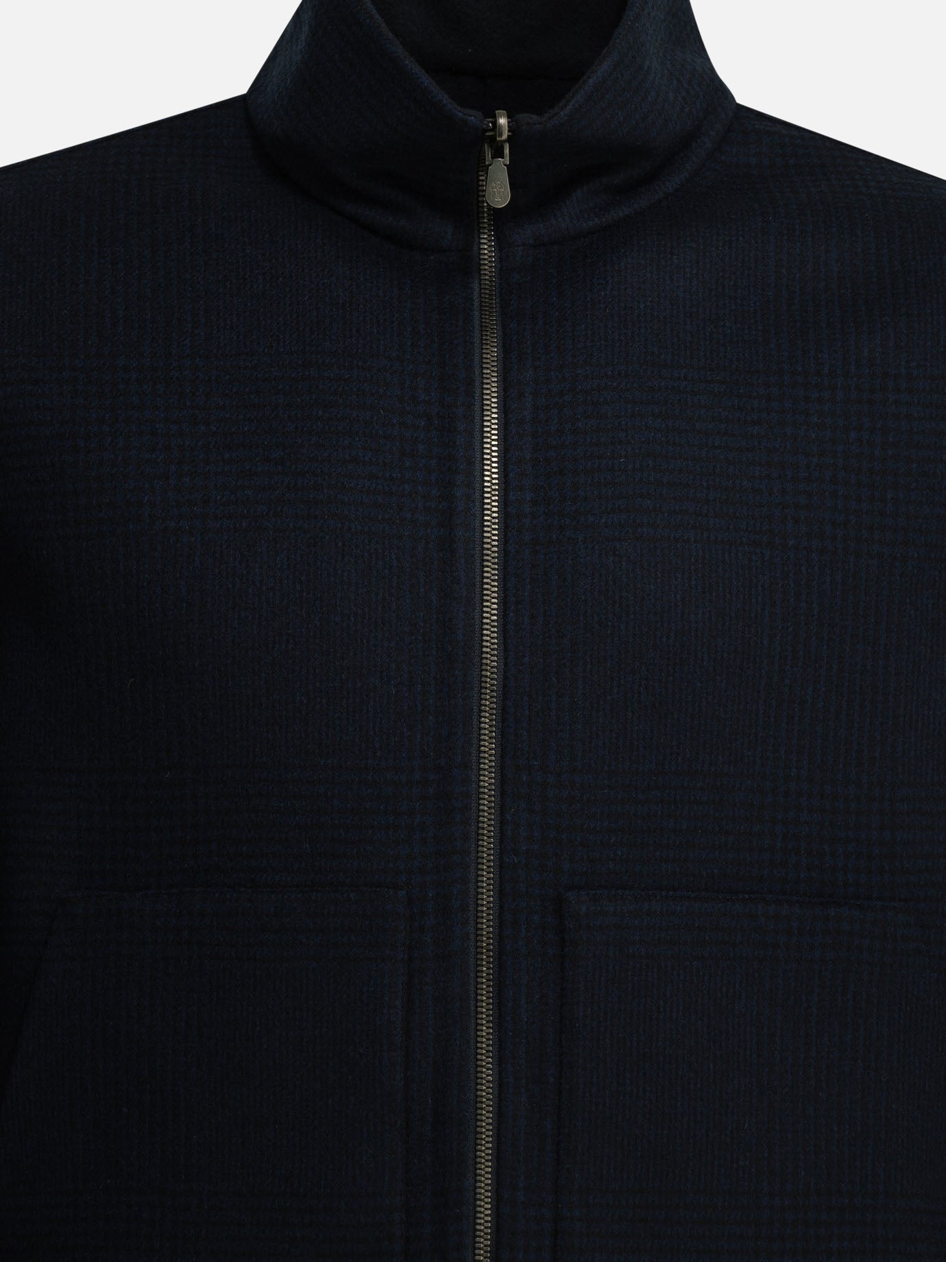 Bomber jackets Plaid Blue - Brunello Cucinelli Men | PDP | VIETTI Online Store | Zoom-Modal_6