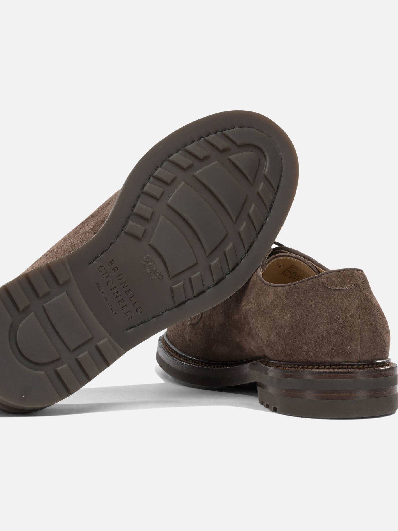 Brogues 100% calf leather - 100% calf leather Brown - Brunello Cucinelli Men | PDP | VIETTI Online Store | Zoom-Modal_5