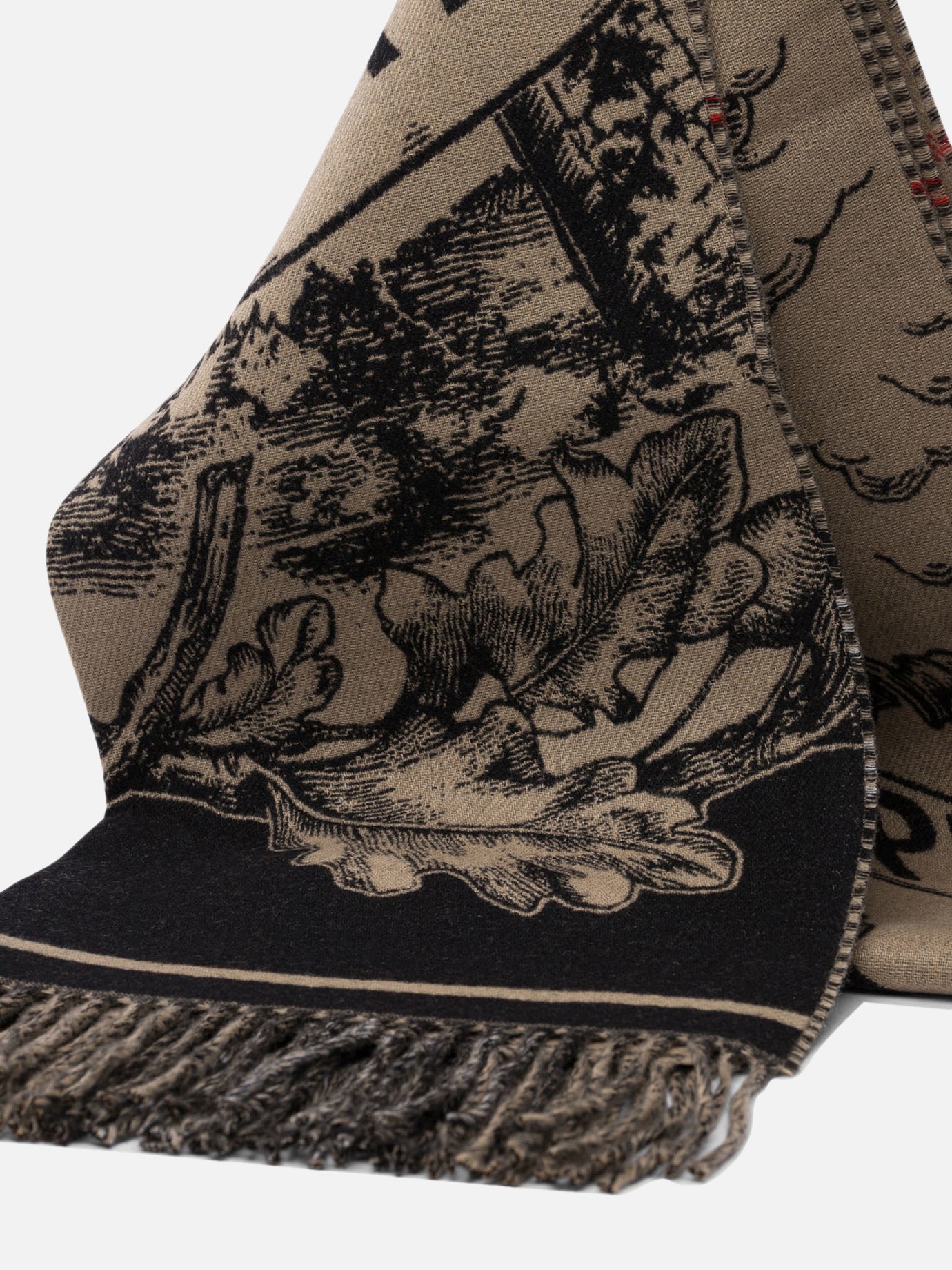 Fringed scarves 100% cashmere Beige - Burberry Women | PDP | VIETTI Online Store | Zoom-Modal_2