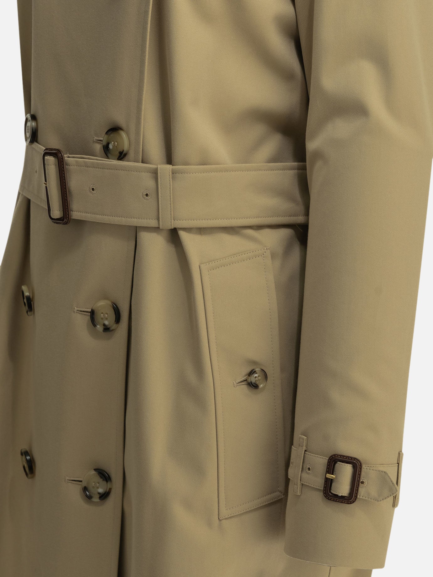 Raincoats & Trench coats Solid colour Beige - Burberry Women | PDP | VIETTI Online Store | Zoom-Modal_6