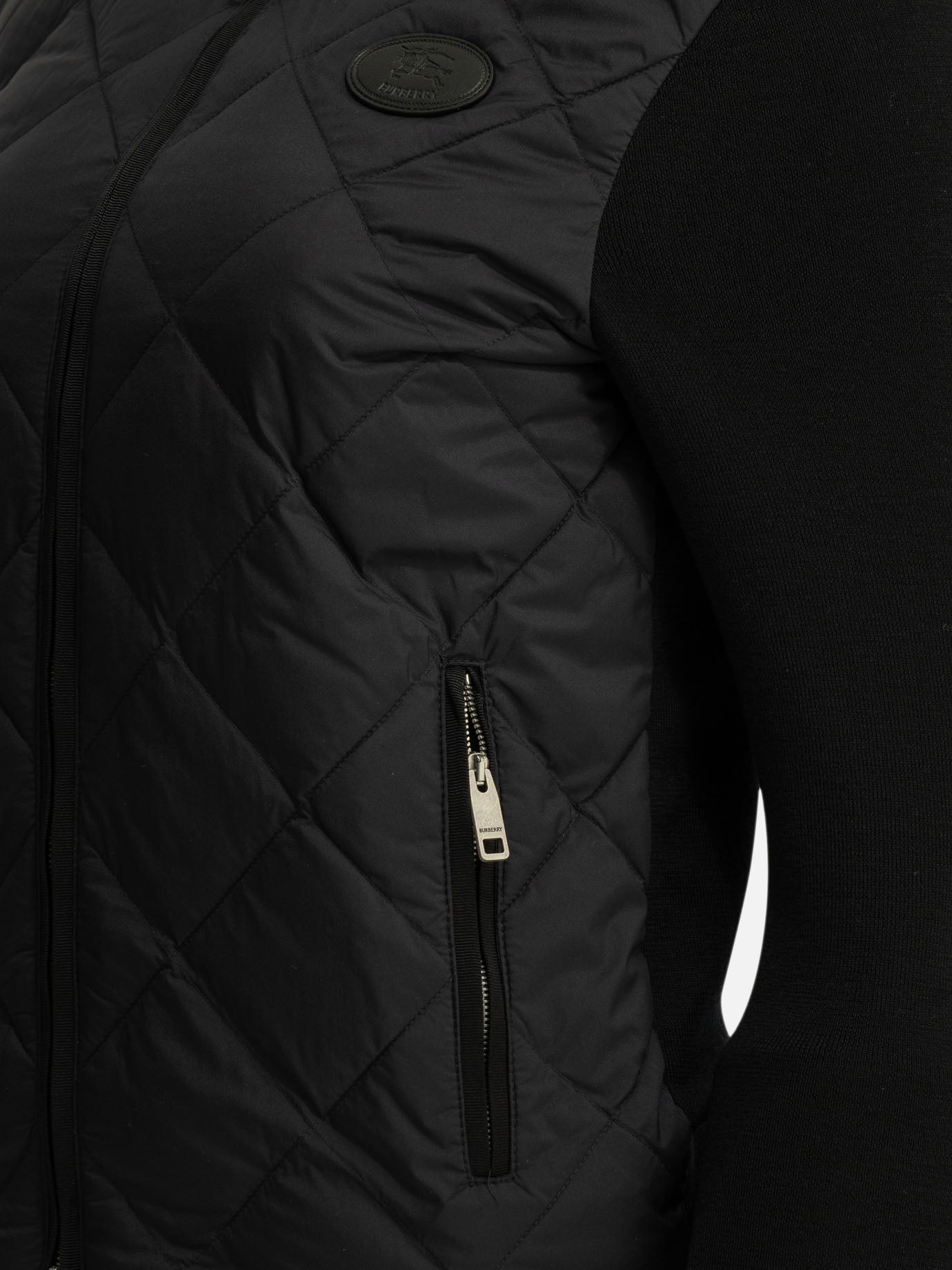 Quilted & Utility Jackets Logo Black - Burberry Women | PDP | VIETTI Online Store | Zoom-Modal_4