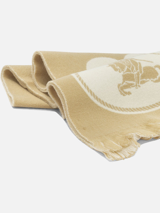 Fringed scarves 100% wool Beige - Burberry Women | PLP | VIETTI Online Store | 2