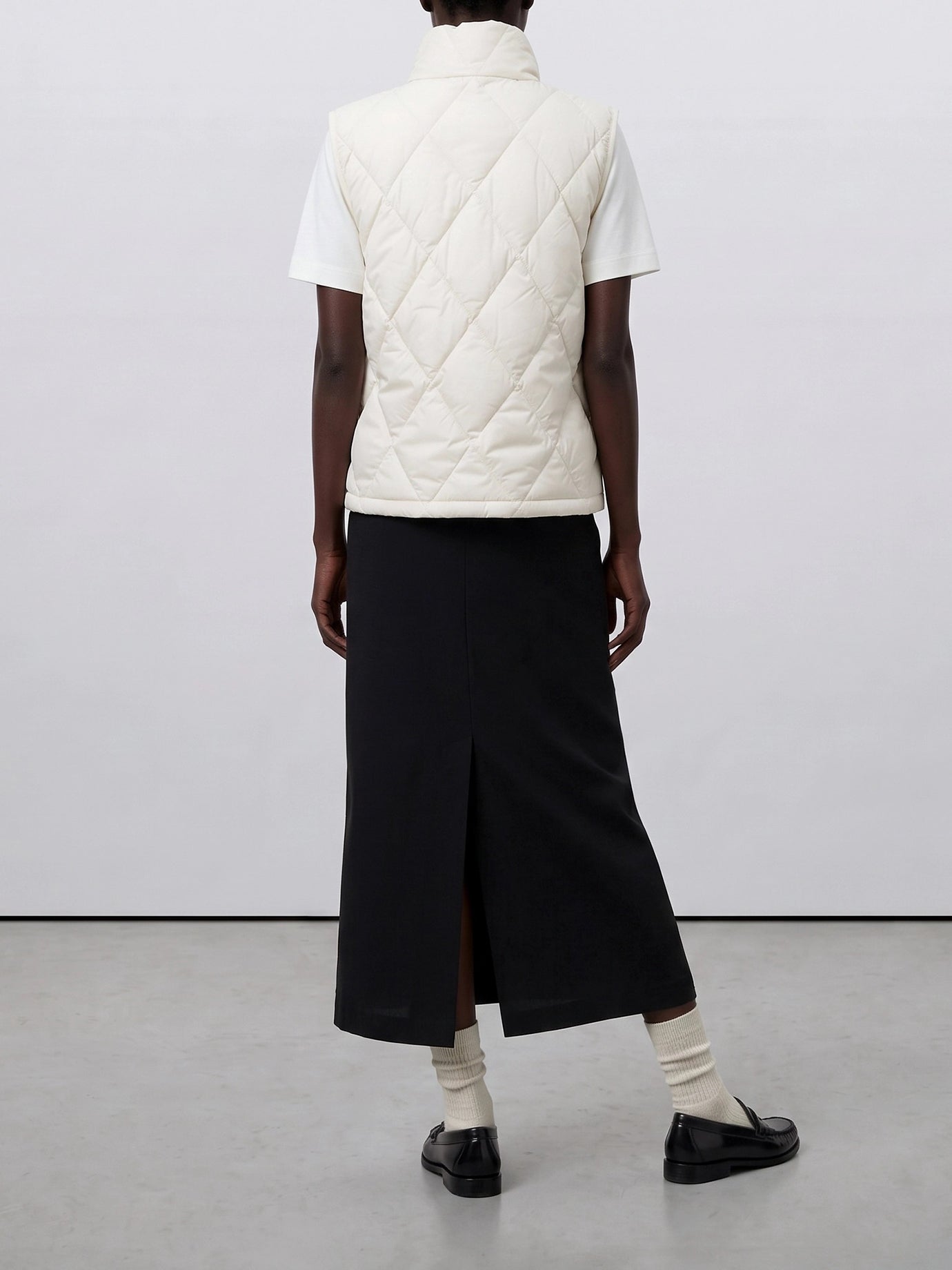 Vest jackets Logo White - Burberry Women | PDP | VIETTI Online Store | Zoom-Modal_6