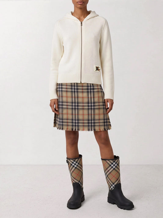 Maglioni con zip Logo Beige - Burberry Donna | PLP | VIETTI Online Store | 2