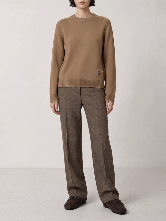 Crewneck sweaters Logo Brown - Burberry Women | PLP | VIETTI Online Store | 2