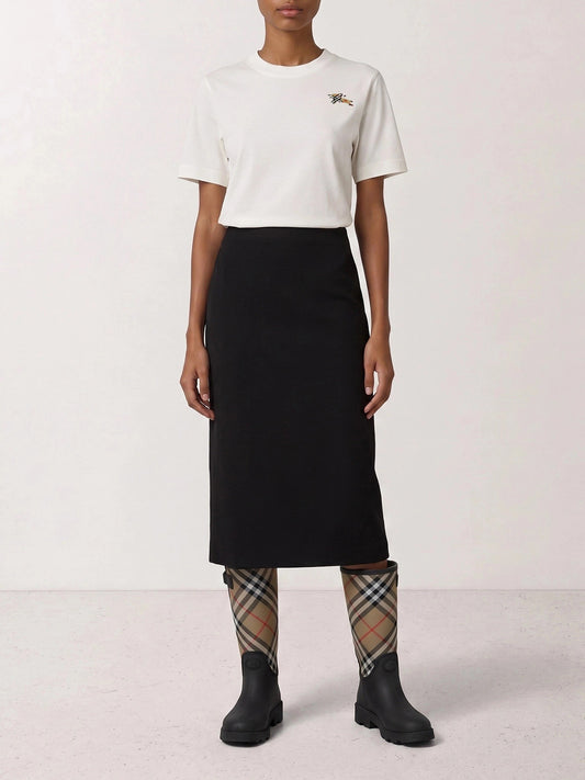 Crewneck t-shirts Logo White - Burberry Women | PLP | VIETTI Online Store | 2