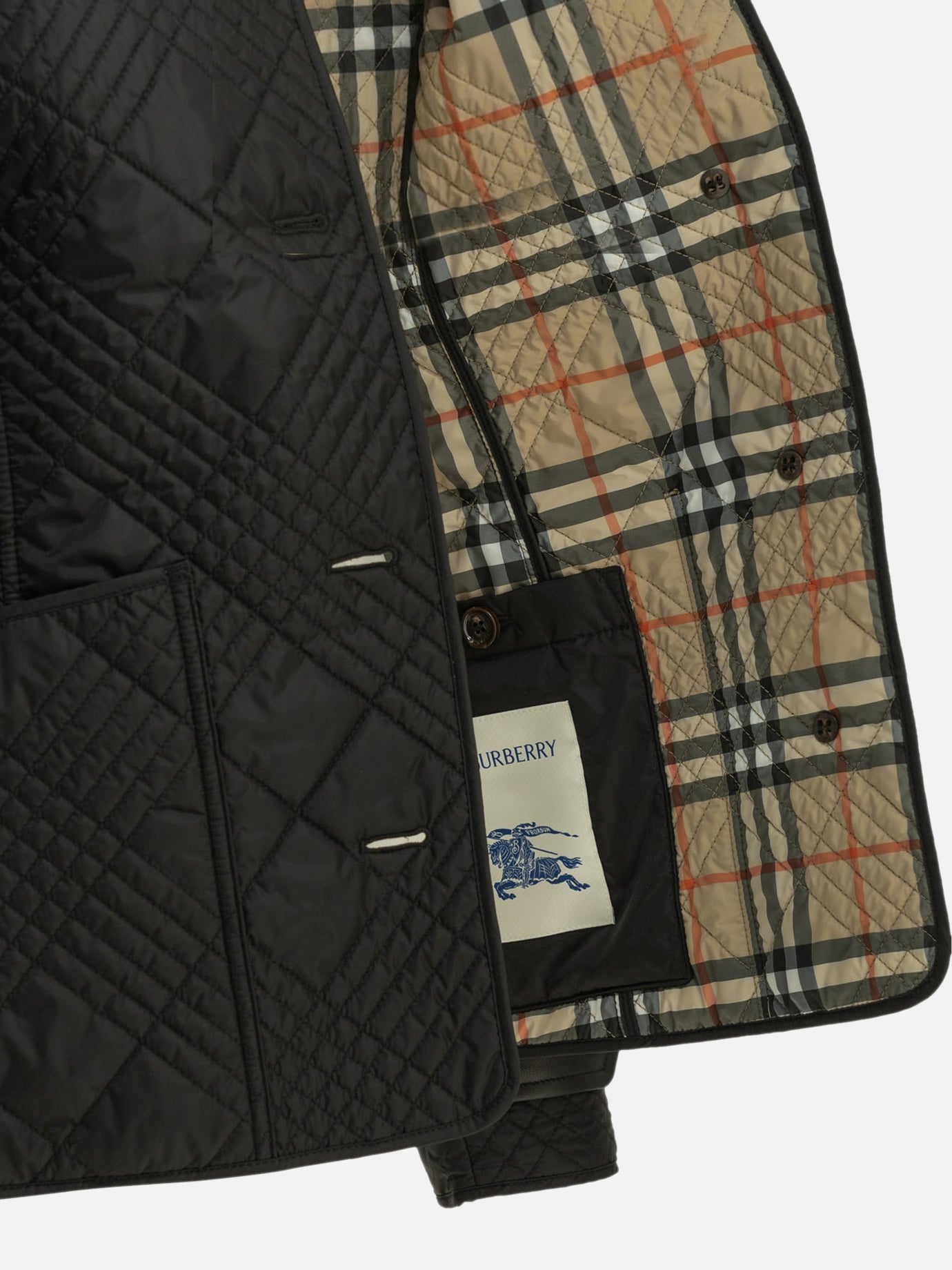 Quilted & Utility Jackets Solid colour Black - Burberry Women | PDP | VIETTI Online Store | Zoom-Modal_4