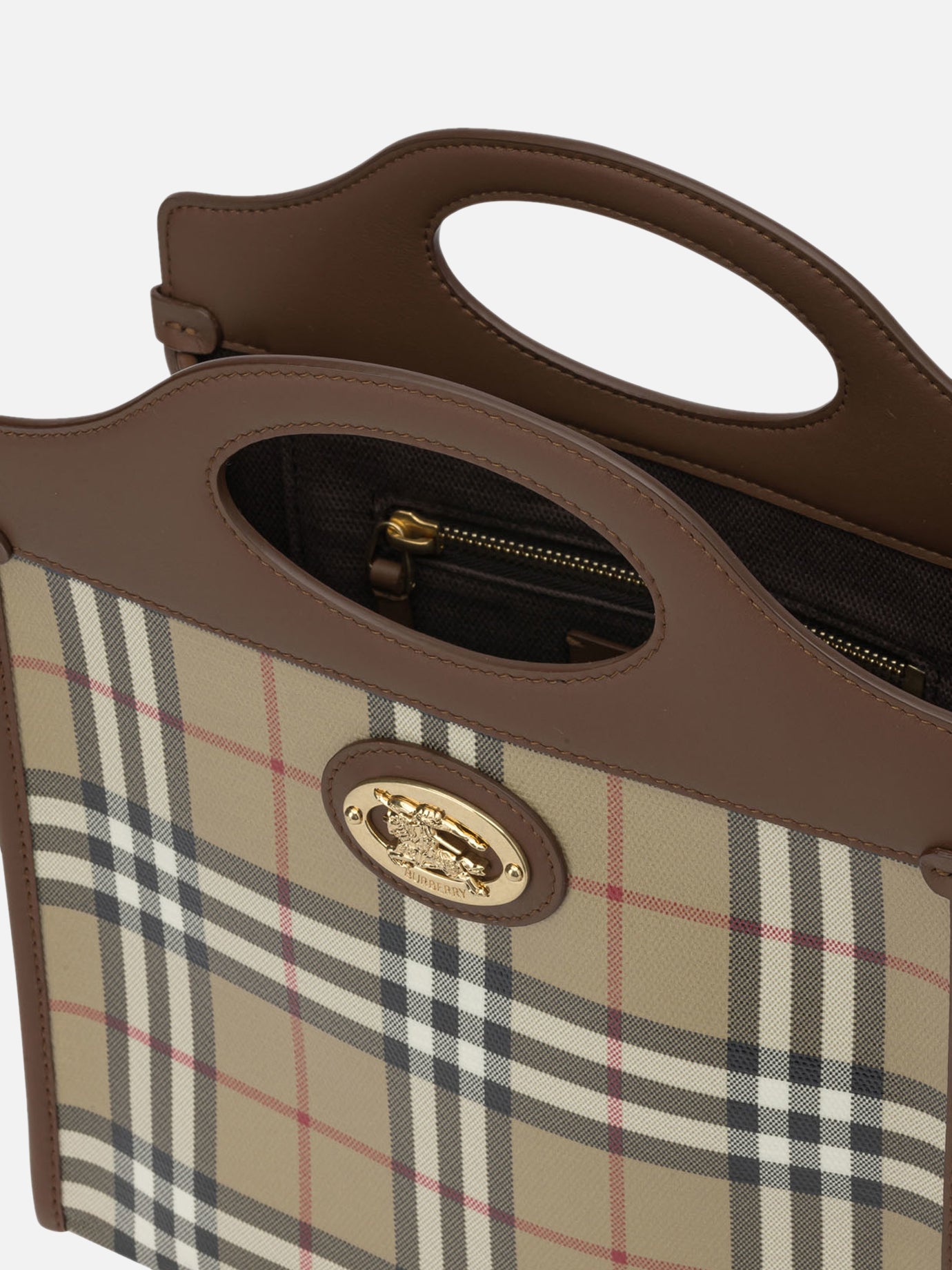 Small bags 100% cotton 100% leather Beige - Burberry Women | PDP | VIETTI Online Store | Zoom-Modal_5