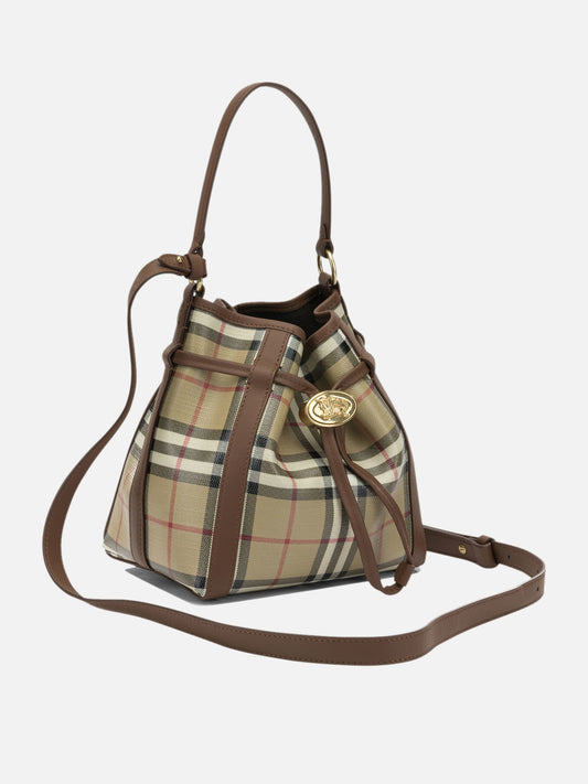 Small bags 100% cotton - Secondary fabric: 100% leather Beige - Burberry Women | PLP | VIETTI Online Store | 2
