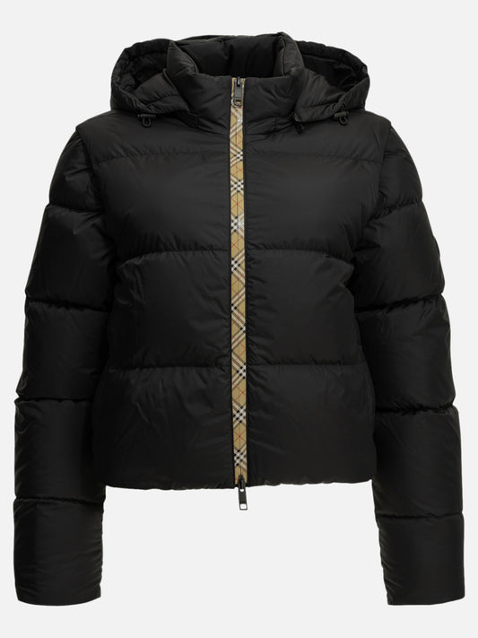 Burberry "Langdale" Short Down Jacket Black