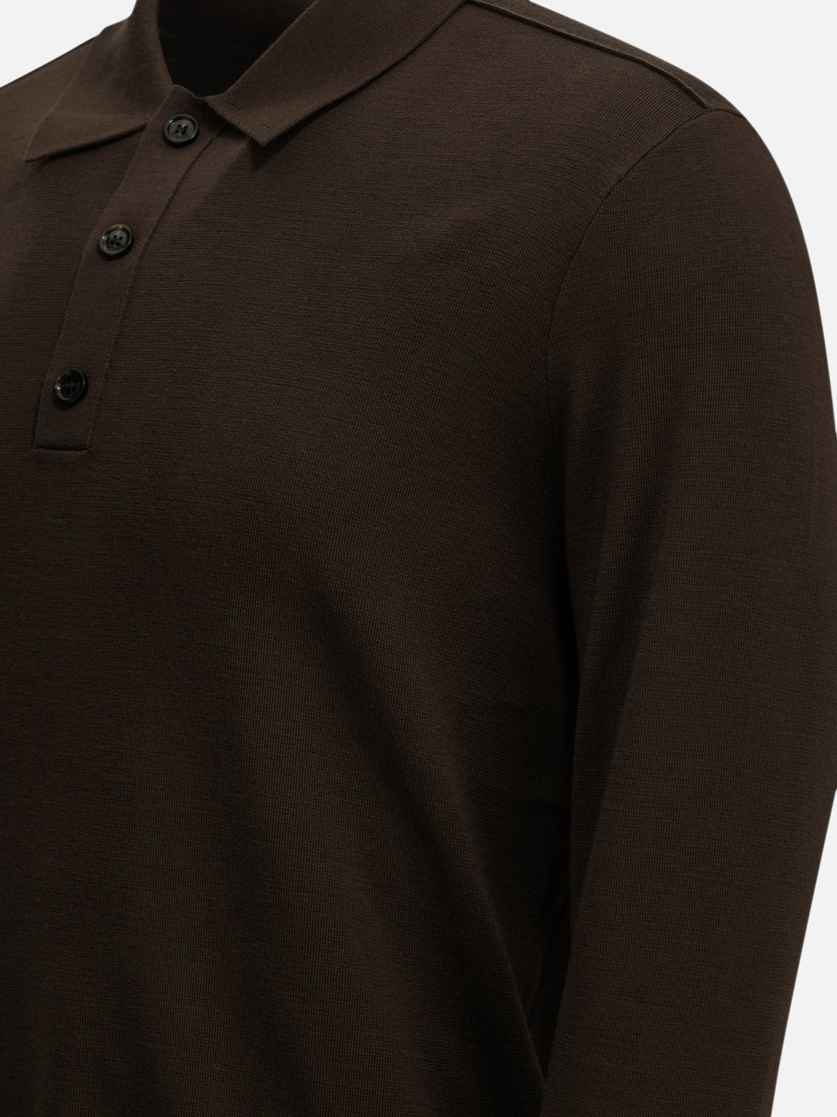 Burberry "Marcus" Polo Sweater Brown
