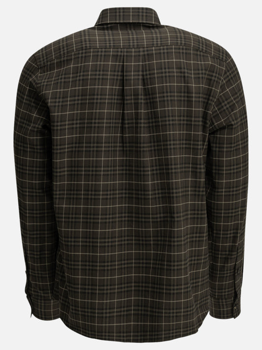 Burberry "Robert" Casual Shirt Brown