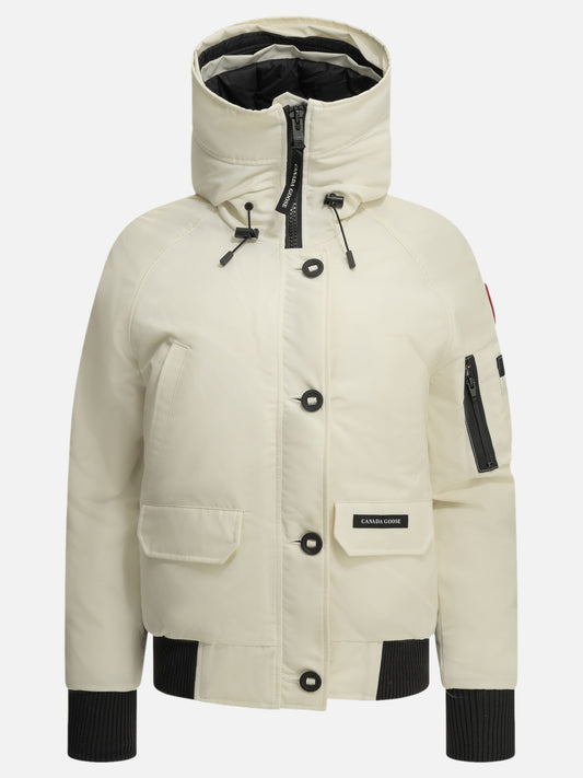 Canada Goose "Chilliwack" Short Down Jacket White