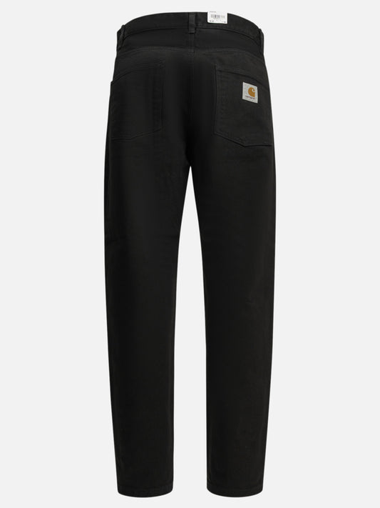 Carhartt WIP "Newel" Straight-leg jeans Black