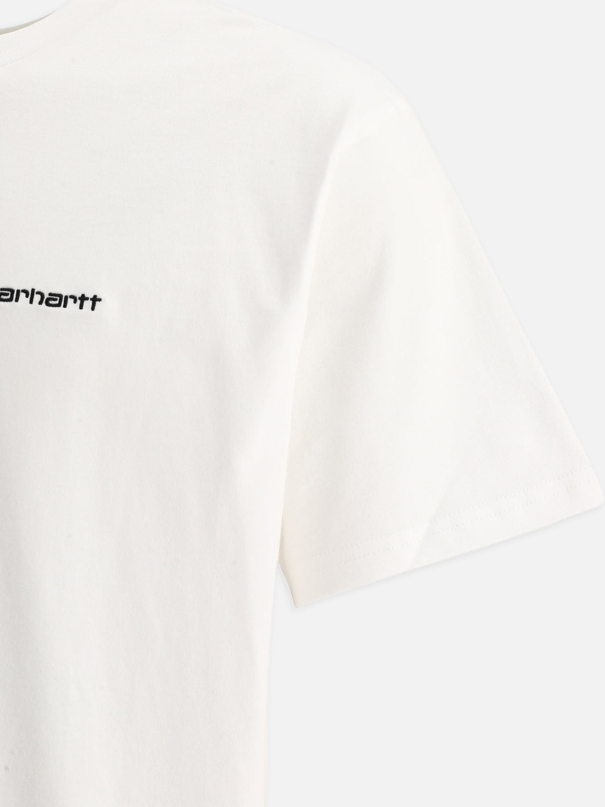 Carhartt WIP "Script Embroidery" Crew-Neck T-Shirt White