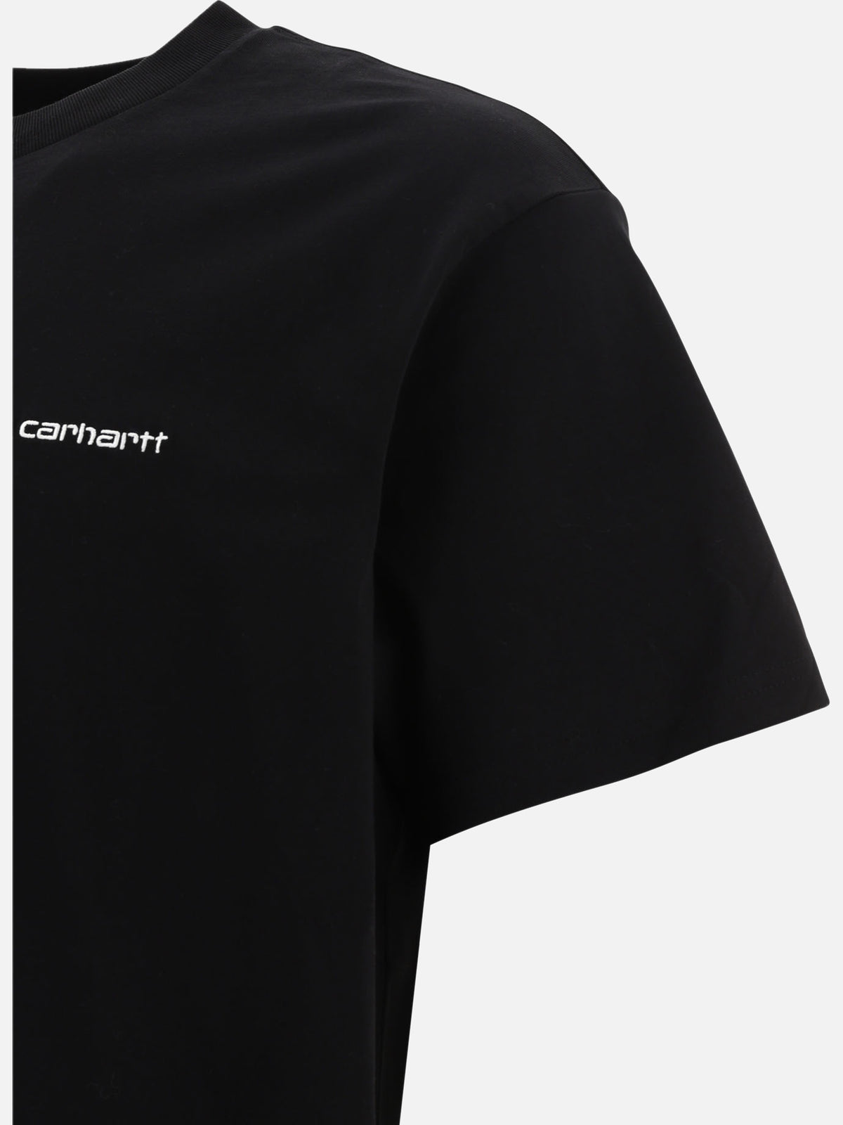 Carhartt WIP "Script Embroidery" Crew-Neck T-Shirt Black