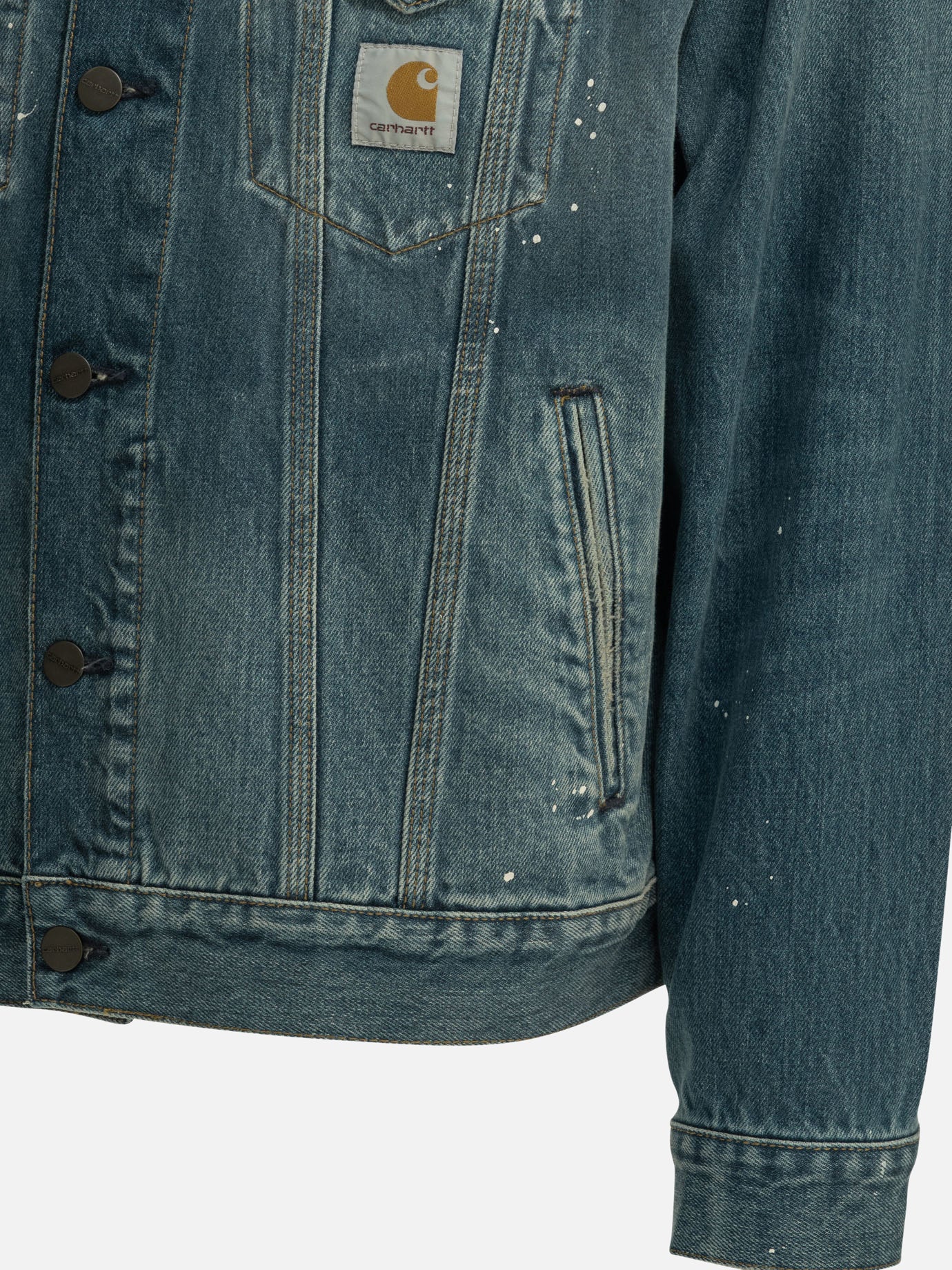 Denim jackets Logo Blue - Carhartt WIP Men | PDP | VIETTI Online Store | Zoom-Modal_4