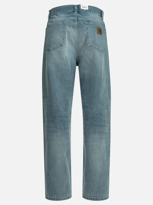 Wide-leg jeans Solid colour Light blue - Carhartt WIP Men | PLP | VIETTI Online Store | 2
