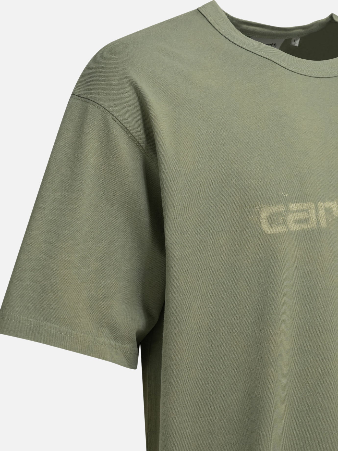Crewneck t-shirts Logo Green - Carhartt WIP Men | PDP | VIETTI Online Store | Zoom-Modal_4