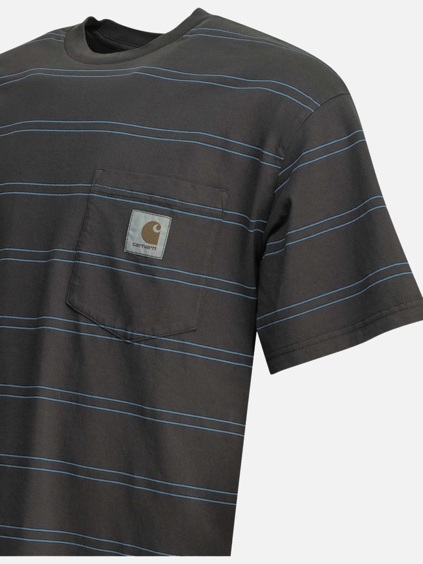 Crewneck t-shirts Logo Grey - Carhartt WIP Men | PDP | VIETTI Online Store | Zoom-Modal_4