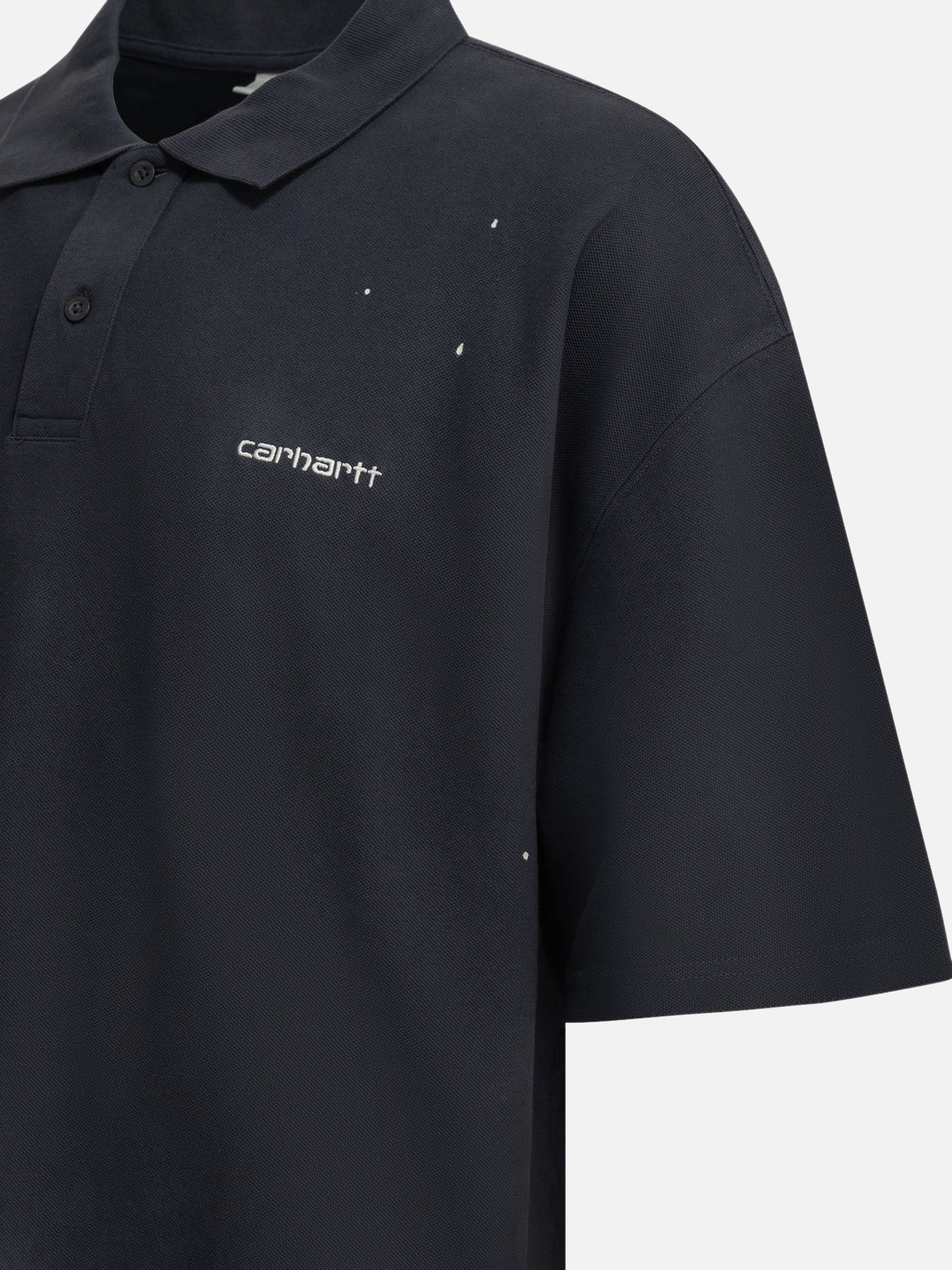 Polo shirts with buttons Logo Blue - Carhartt WIP Men | PDP | VIETTI Online Store | Zoom-Modal_4