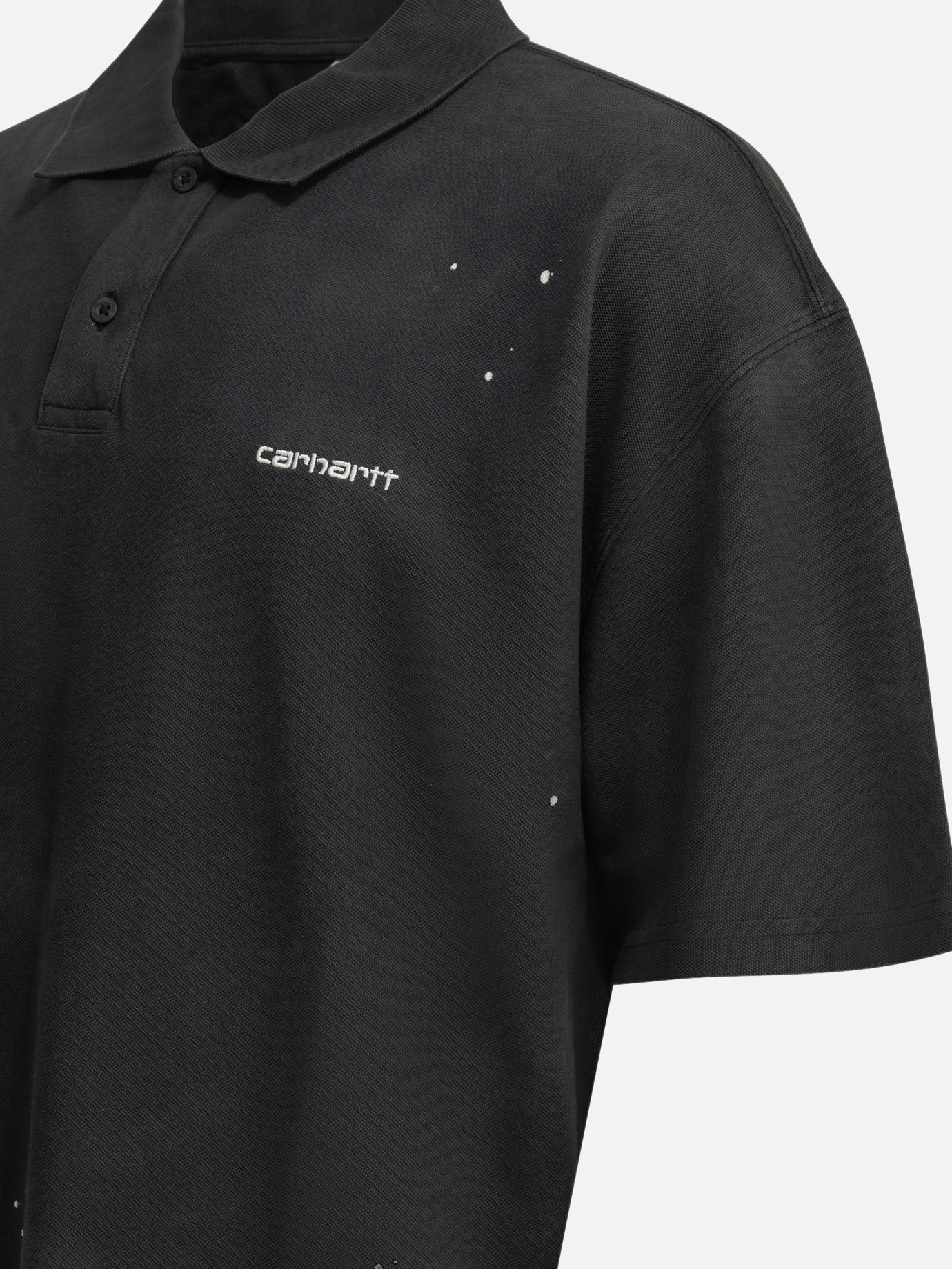 Polo shirts with buttons Logo Black - Carhartt WIP Men | PDP | VIETTI Online Store | Zoom-Modal_4