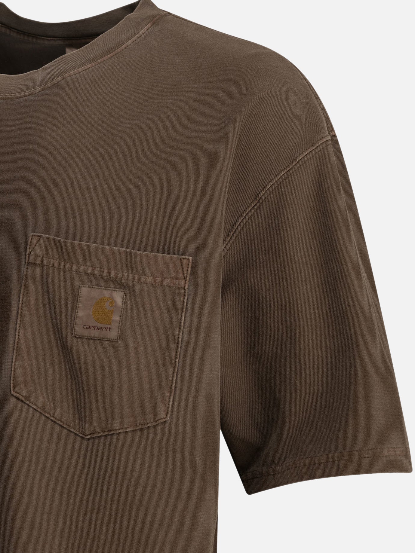 T-shirt girocollo Logo Marrone - Carhartt WIP Uomo | PDP | VIETTI Online Store | Zoom-Modal_4