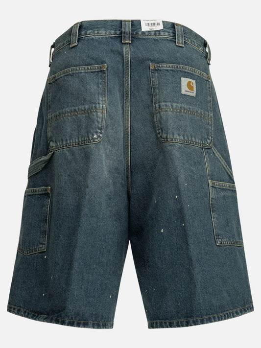Utility shorts Solid colour Blue - Carhartt WIP Men | PLP | VIETTI Online Store | 2