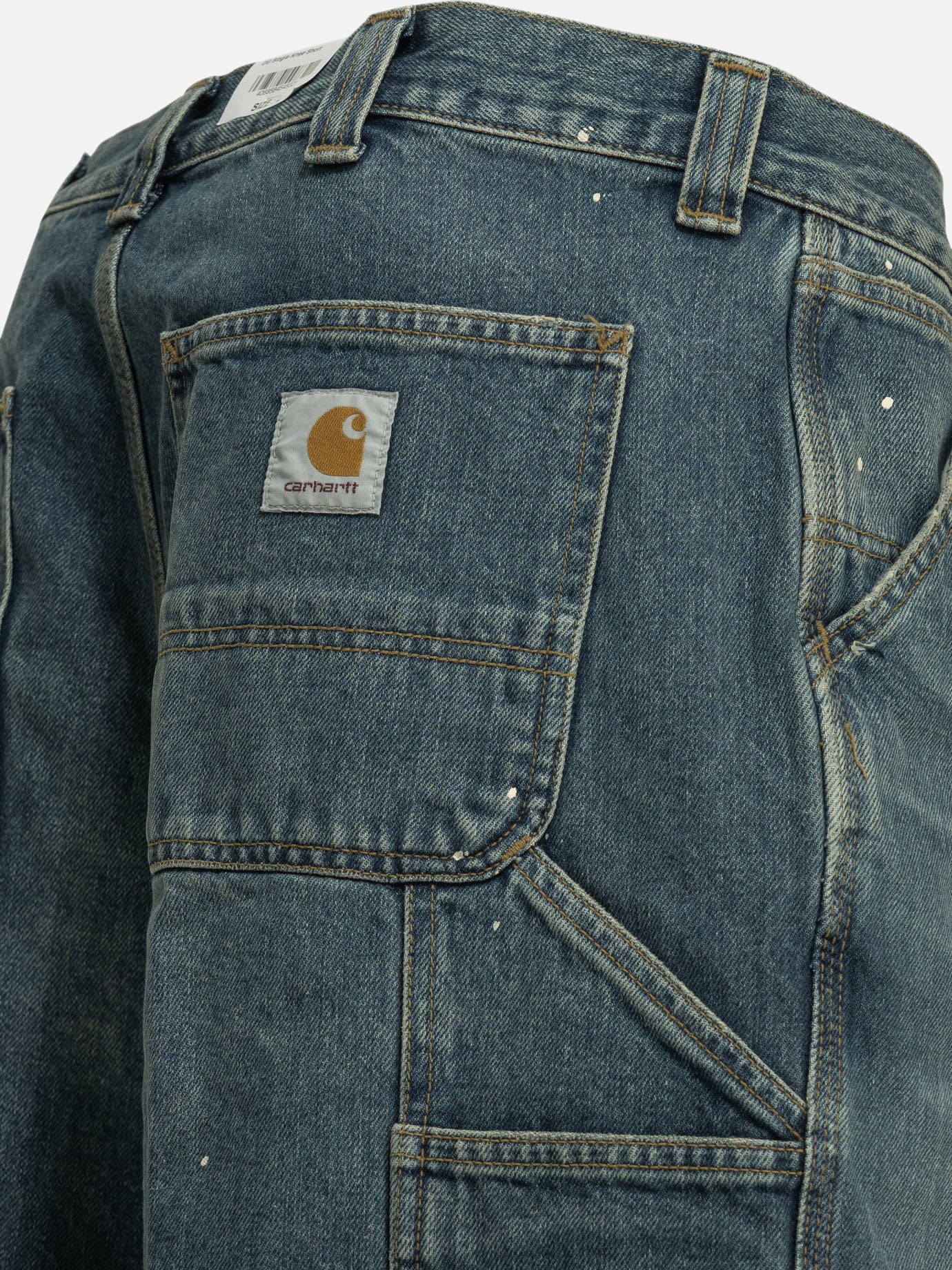 Utility shorts Solid colour Blue - Carhartt WIP Men | PDP | VIETTI Online Store | Zoom-Modal_4