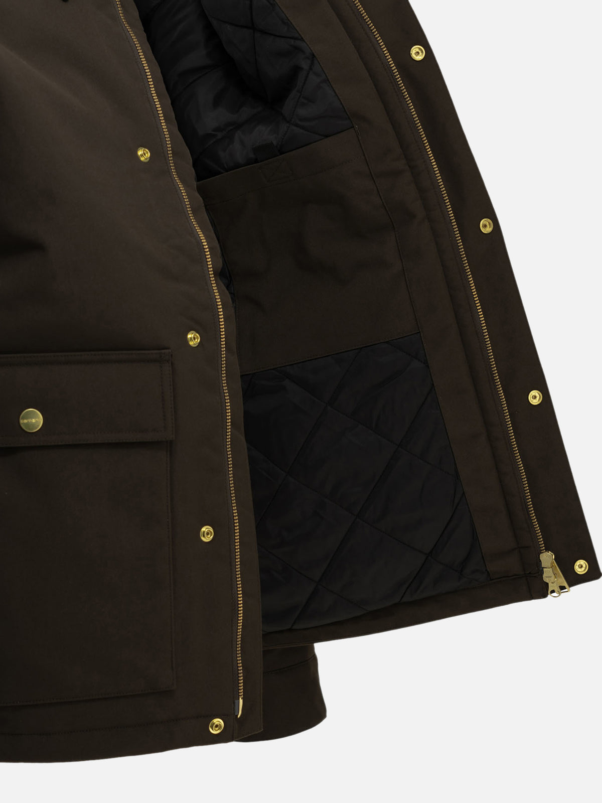 Carhartt WIP "Quentin" Bomber Jacket Brown