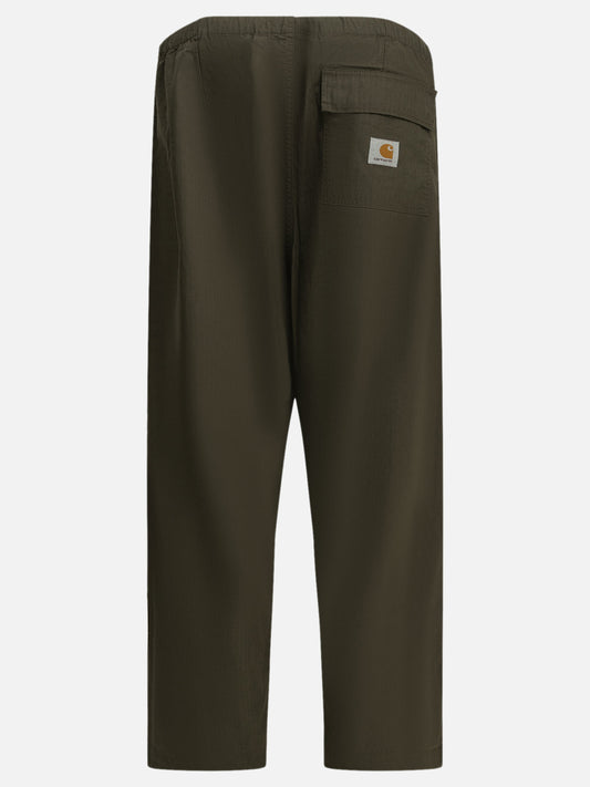 Carhartt WIP "Fletcher" Parachute Pants Green