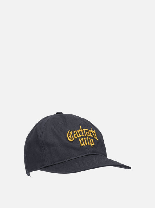 Carhartt WIP "Blackletter" Baseball Cap Blue