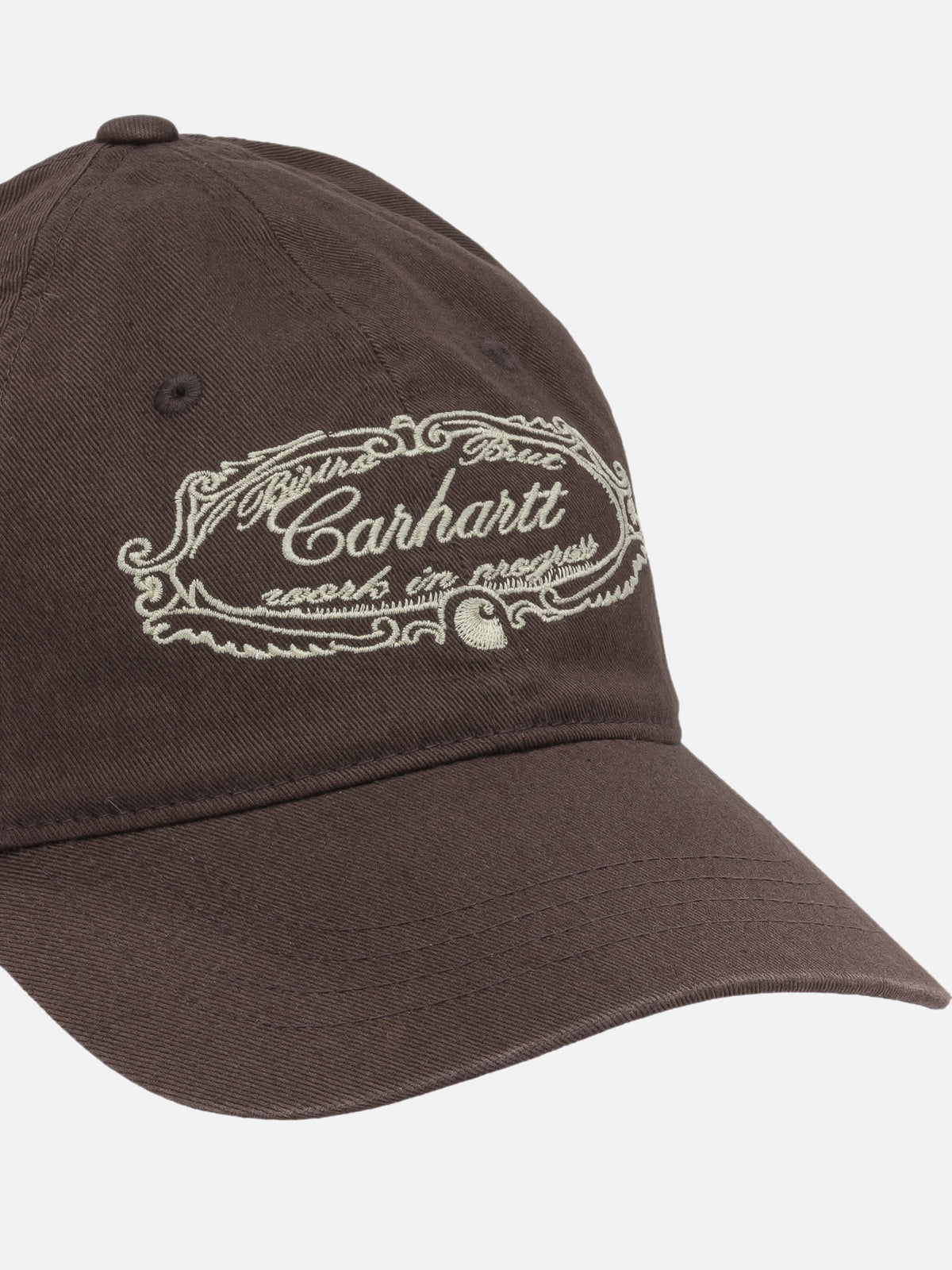 Carhartt WIP "Chez WIP" Baseball Cap Brown