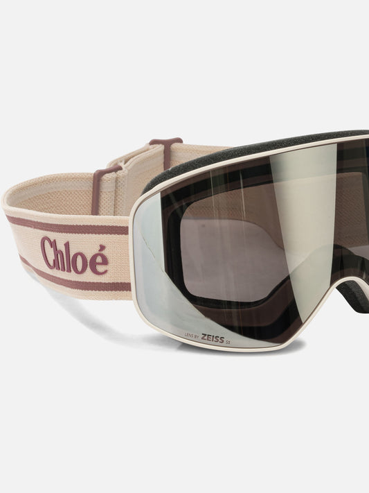 Maschere da sci 100% acetate - 100% fabric Beige - Chloé Donna | PLP | VIETTI Online Store | 2