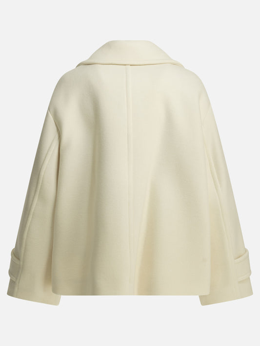 Short coats Solid colour White - Chloé Women | PLP | VIETTI Online Store | 2