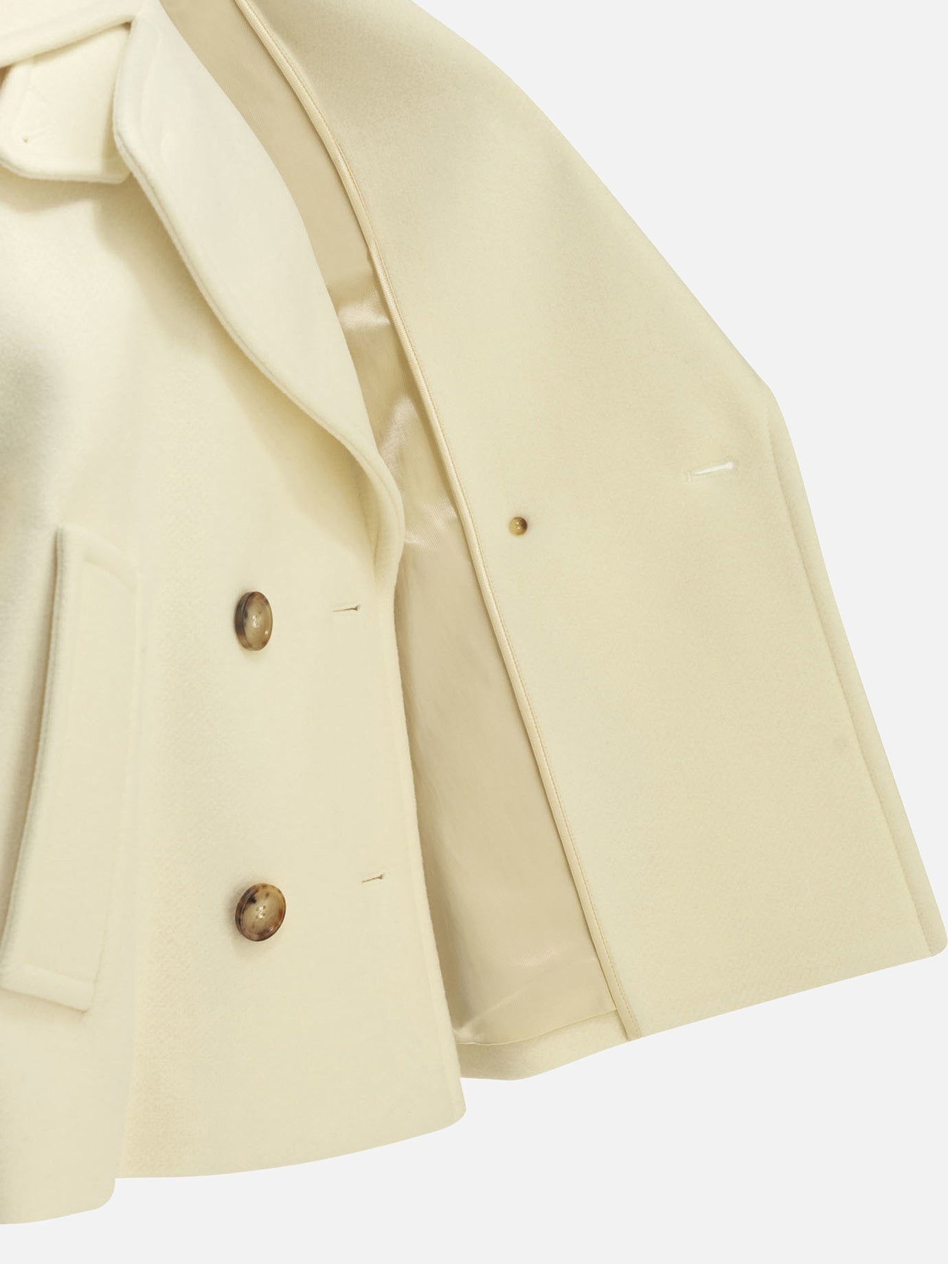 Short coats Solid colour White - Chloé Women | PDP | VIETTI Online Store | Zoom-Modal_4