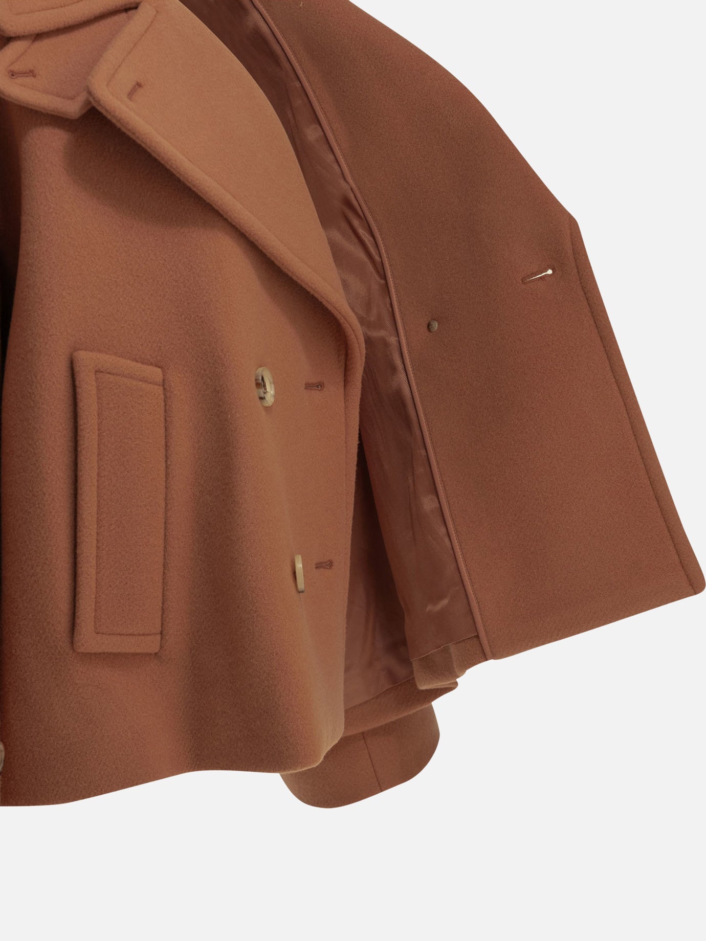 Short coats Solid colour Pink - Chloé Women | PDP | VIETTI Online Store | Zoom-Modal_6