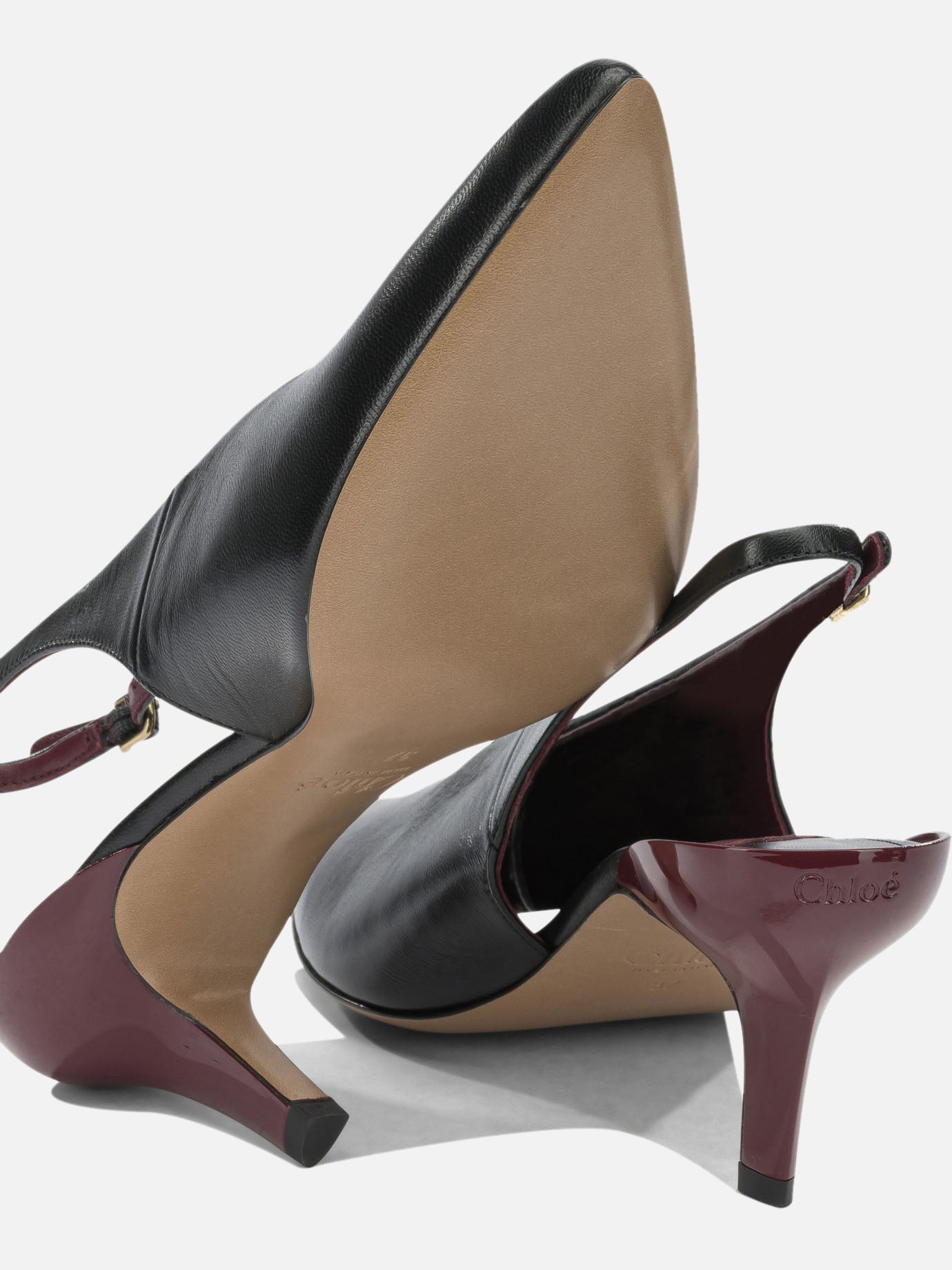 Slingbacks 100% lamb leather - 100% cow leather Black - Chloé Women | PDP | VIETTI Online Store | Zoom-Modal_5