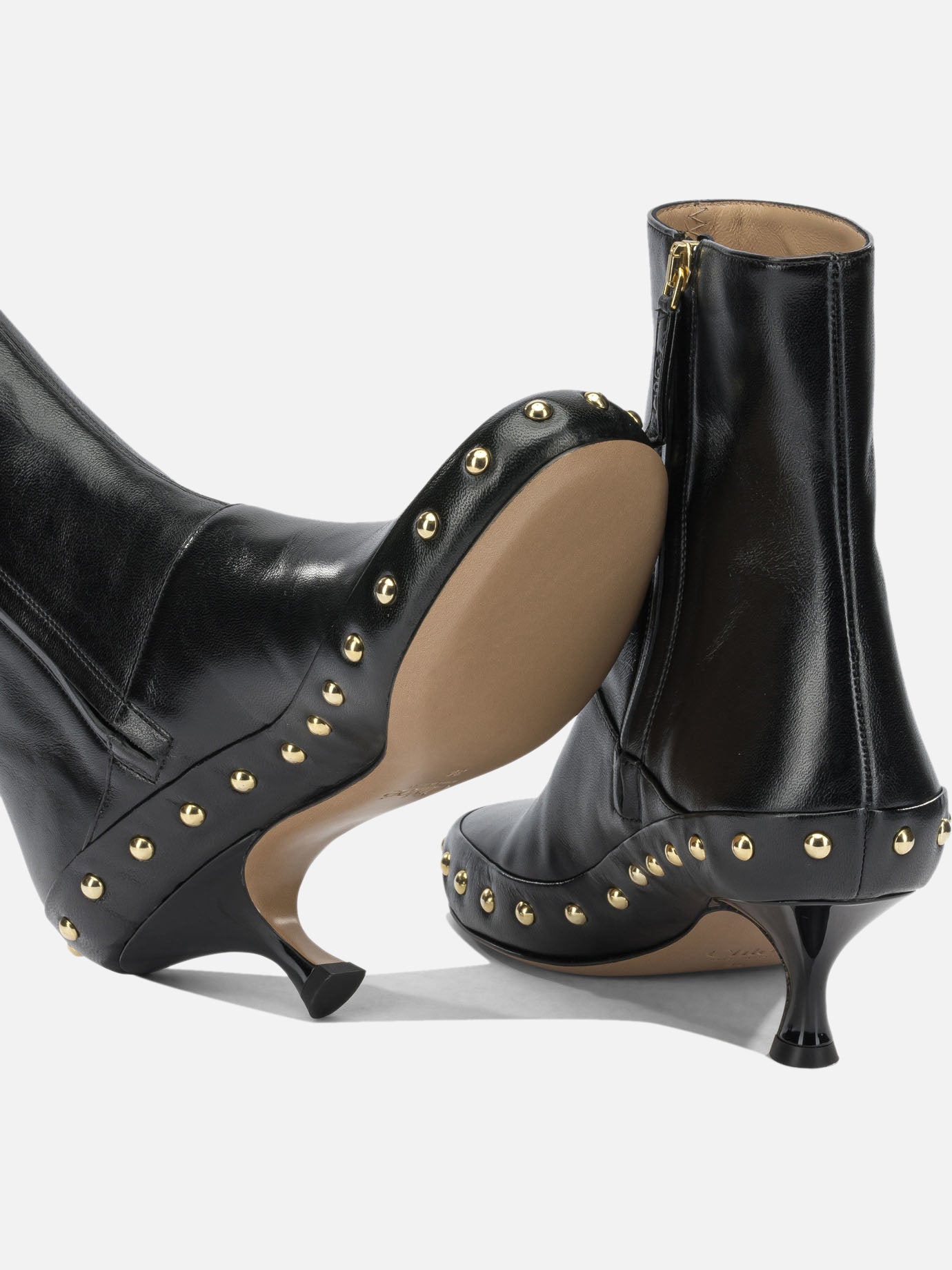 Zipped boots 100% lamb leather - 100% cow leather Black - Chloé Women | PDP | VIETTI Online Store | Zoom-Modal_5