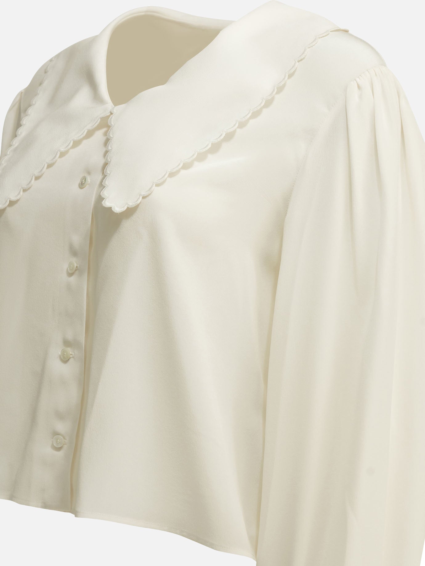 Casual shirts Solid colour White - Chloé Women | PDP | VIETTI Online Store | Zoom-Modal_6