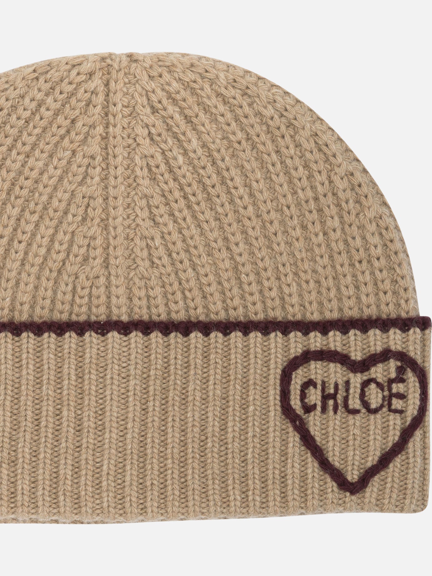 Beanies Logo Brown - Chloé Women | PDP | VIETTI Online Store | Zoom-Modal_3