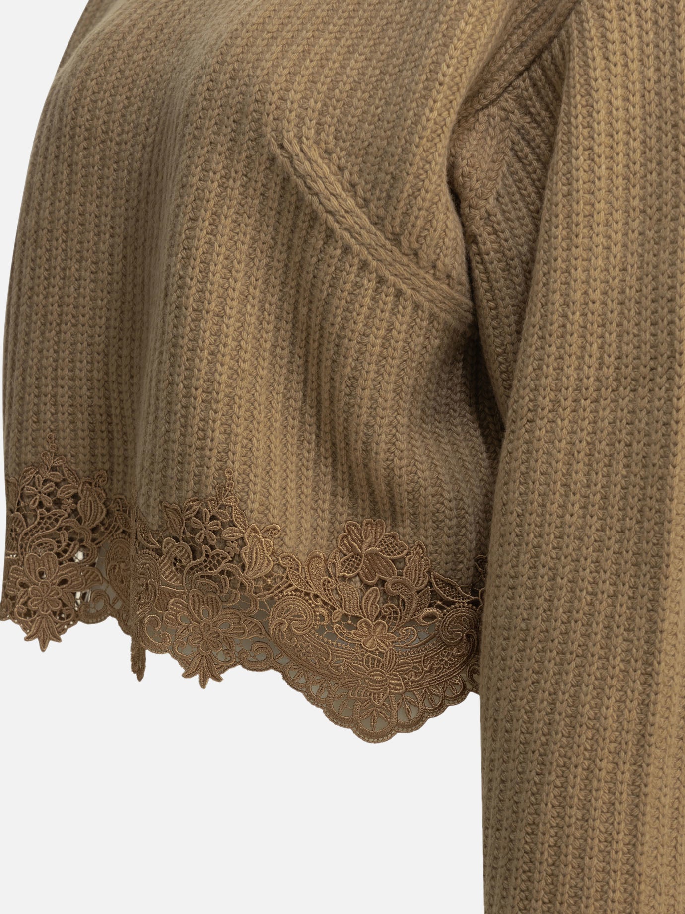 Crewneck sweaters Embroidered Brown - Chloé Women | PDP | VIETTI Online Store | Zoom-Modal_6