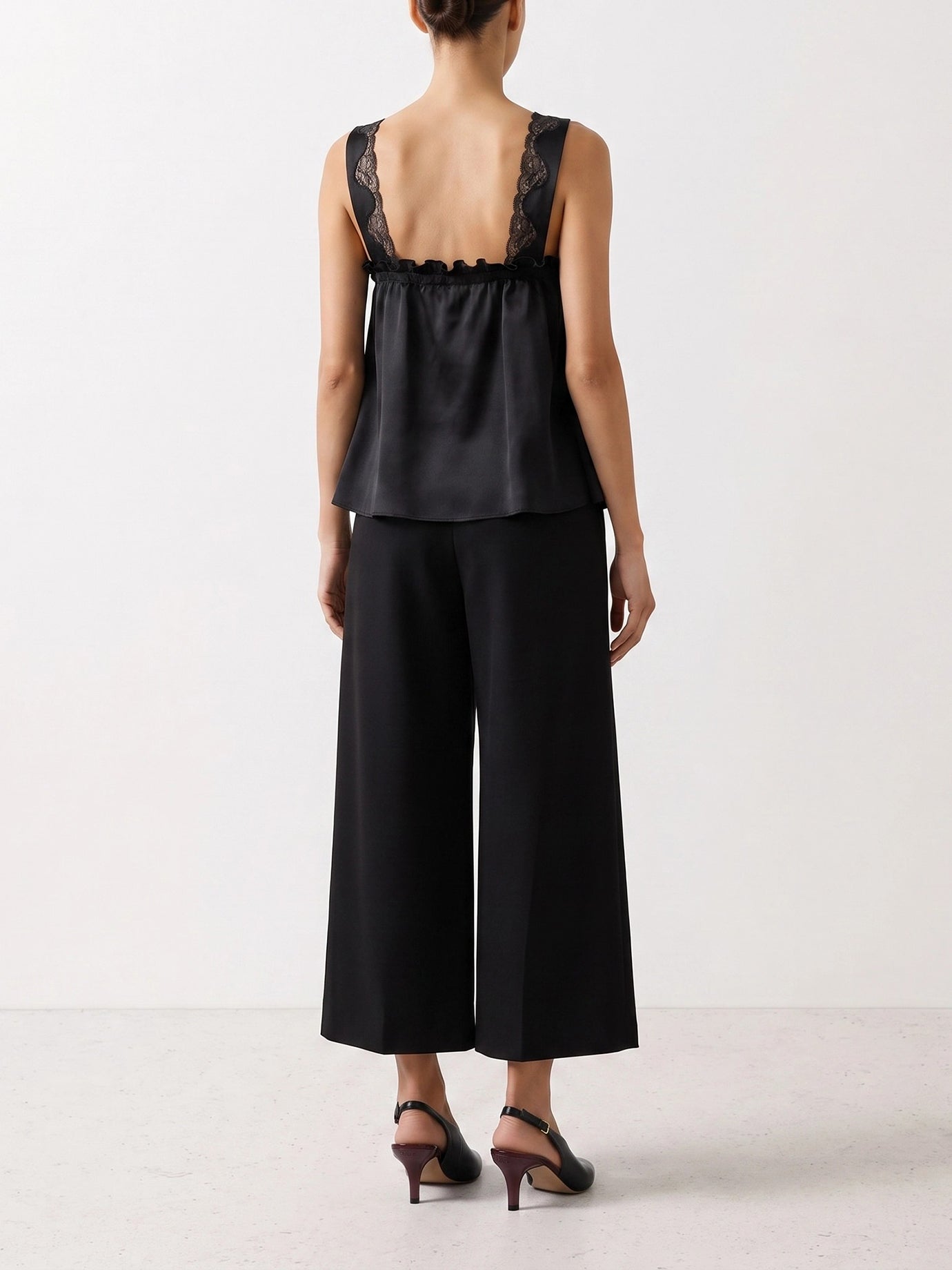 Pantaloni cargo & parachute Solid colour Nero - Chloé Donna | PDP | VIETTI Online Store | Zoom-Modal_6