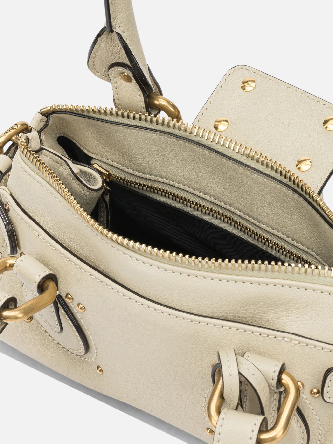 Small bags 100% buffalo leather - Other fabric: 100% cotton White - Chloé Women | PDP | VIETTI Online Store | Zoom-Modal_5